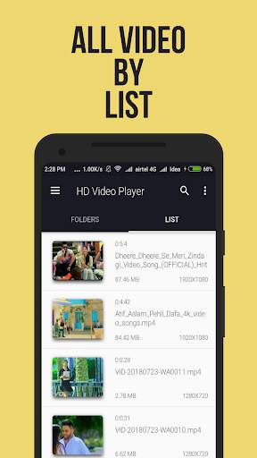 HD Video Player  2018 screenshot 3