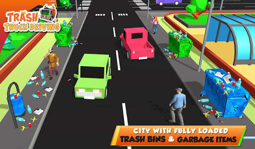 Urban Garbage Truck Driving - Waste Transporter screenshot 11