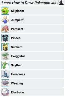 Learn How to Draw Pokemon Johto screenshot 2