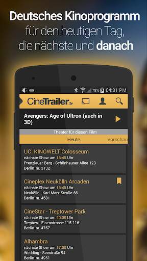 CineTrailer Kinoprogramm screenshot 3