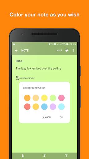 Note Me - Colorful, Lock, Reminders, Light weight screenshot 4