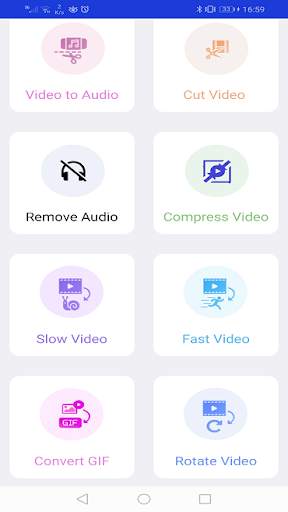 new 2020 video:edit /cut/ compress/and extract app 3 تصوير الشاشة