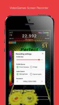 Game video screen recorder HD screenshot 1
