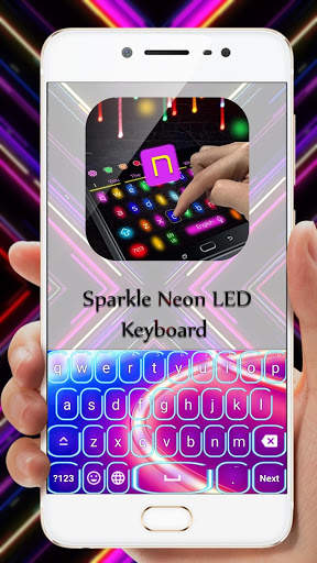 Sparkle Neon Led Keyboard screenshot 1