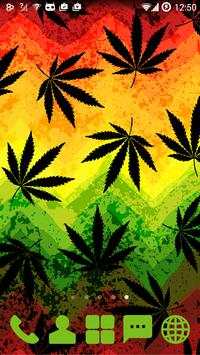 Weed Ganja - GO Launcher Theme screenshot 2