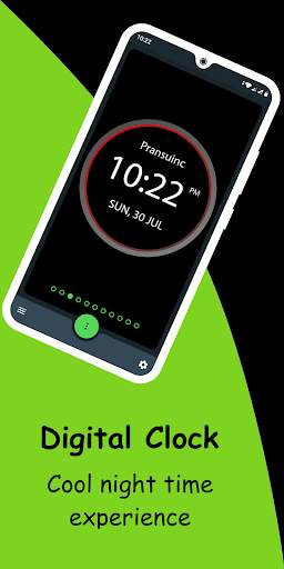 Smart Night Clock - Wallpaper screenshot 2