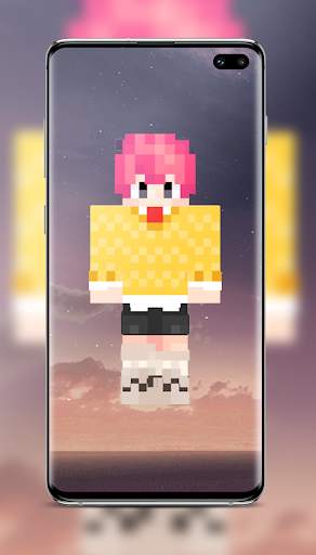 Oops Hiha Skin for Minecraft screenshot 2