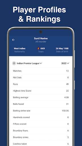 WicketScore Live Cricket Score screenshot 5