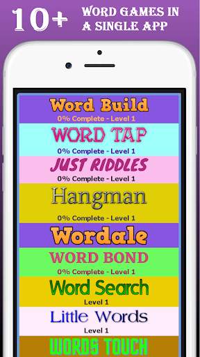 Word collection - Word games screenshot 1
