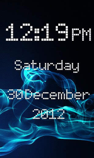 Digital Clock Live Wallpaper screenshot 7