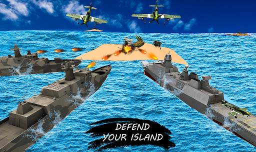 Missile Launcher Battleship:Island Naval Attack screenshot 9