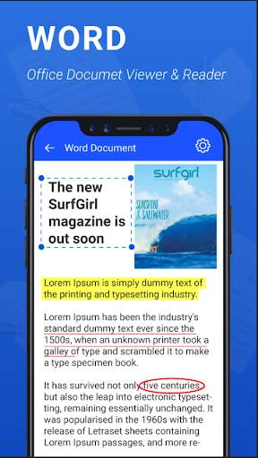 Word Office - Word Docx, Word Viewer for Android screenshot 2