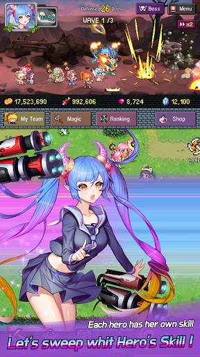 Hero Evolution 2 : Ninja Girls screenshot 4