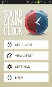 Sound Alarm Clock Lite screenshot 2