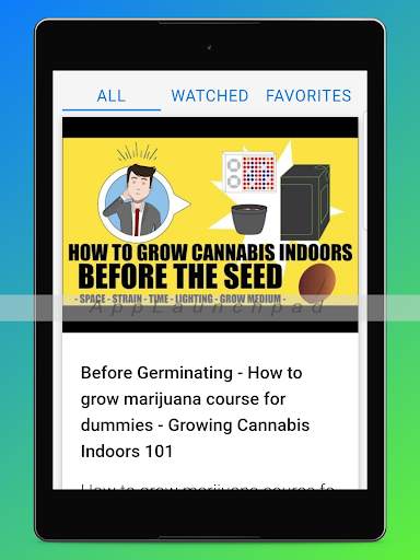 Cannabis growing video course screenshot 3