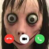 Momo horor 🔥 fake call icon