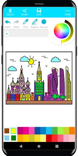 Coloring Travels screenshot 3