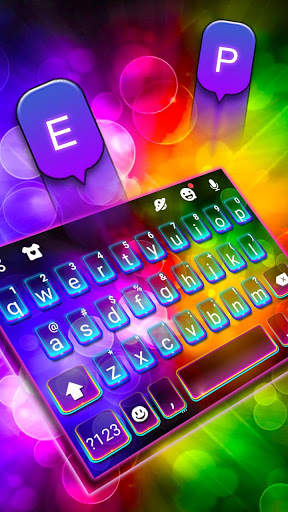 Color Light Flash Keyboard Theme screenshot 1