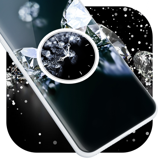 Diamond Clock Live Wallpaper icon