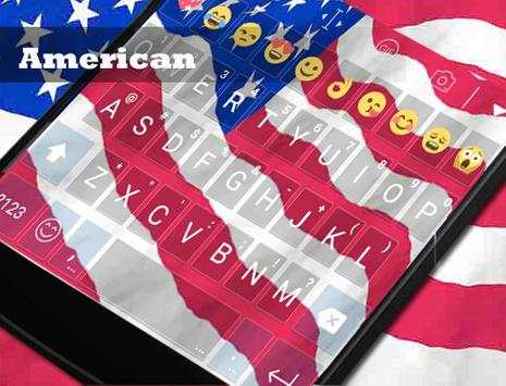 America Banner Emoji Keyboard screenshot 5
