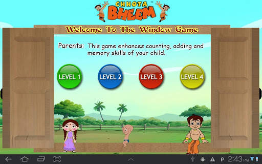 Window Game with Chhota Bheem screenshot 1