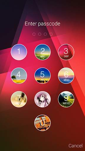 Folding Keypad Lock Screen screenshot 5