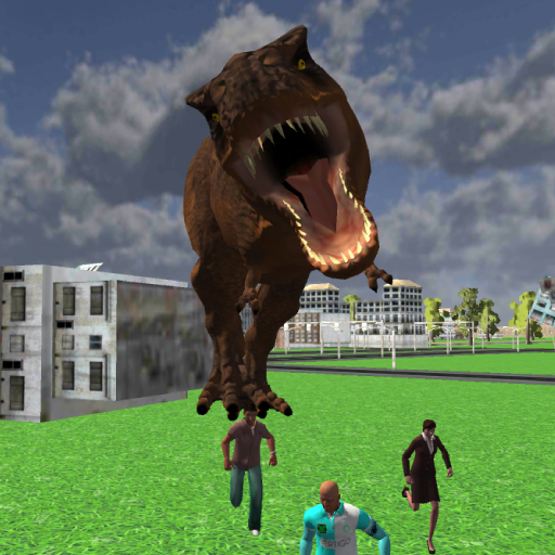 Angry Dinosaur City Attack 3D icon
