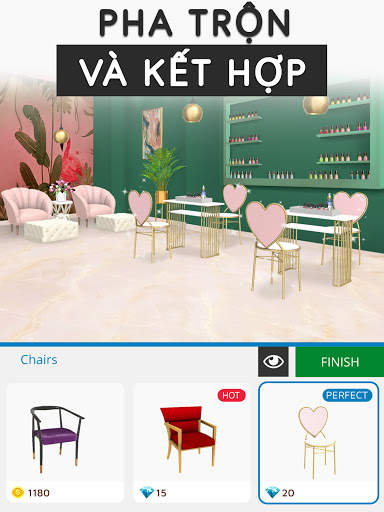 Thiết kế:Trò chơi thiết kế nhà, trang trí nội thất screenshot 16