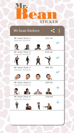 WAStickerapps Funny Comedy Stickers (Mr.Bean) screenshot 1