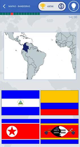 Teste de Bandeiras do mundo screenshot 12