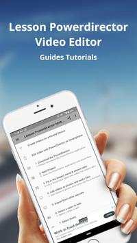 Lesson for Powerdirector Mobile screenshot 2