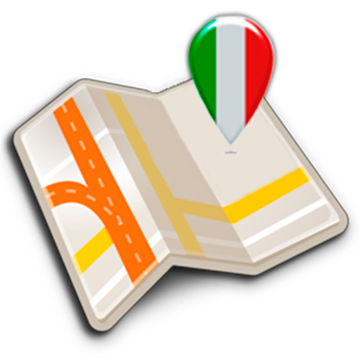 Map of Rome offline icon