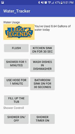 Lego Legends Water Tracker screenshot 1