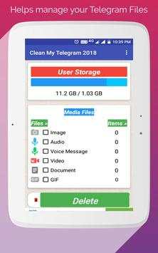 Clean My Telegram 2019 screenshot 4