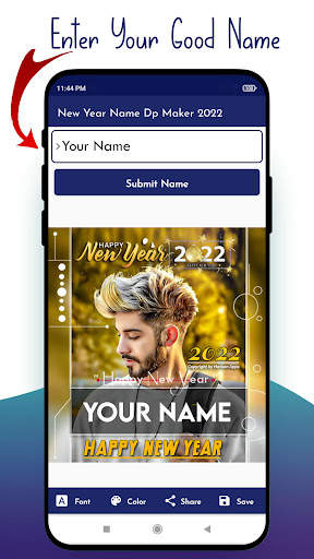 Happy New Year Name DP Maker 2022 screenshot 4