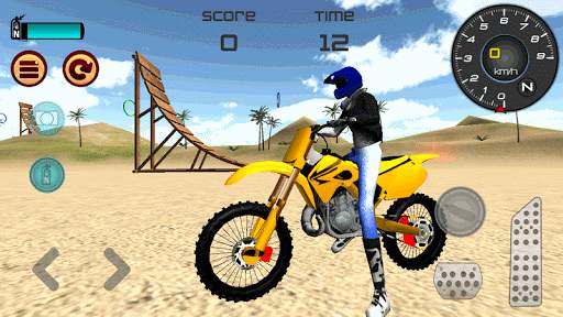 Motocross Beach Jumping 3D screenshot 4