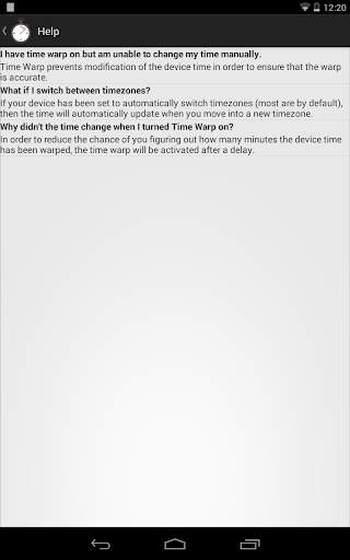 Time Warp [ROOT] 4 تصوير الشاشة