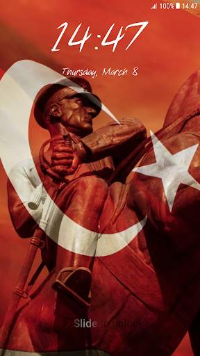 Atatürk Pattern Lock Screen screenshot 8