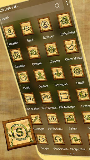 Bamboo Painting Launcher Theme screenshot 3