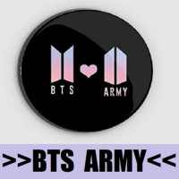 BTS World Army ; bts Fans Group & Gallery logo