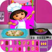 Dora Cooking Dinner icon