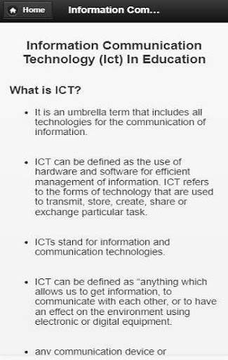 Information Communication Technology screenshot 2