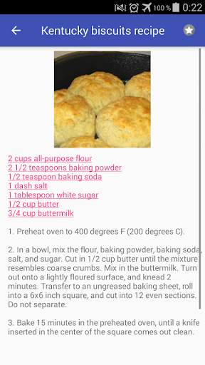 Biscuits recipes with photo offline screenshot 5