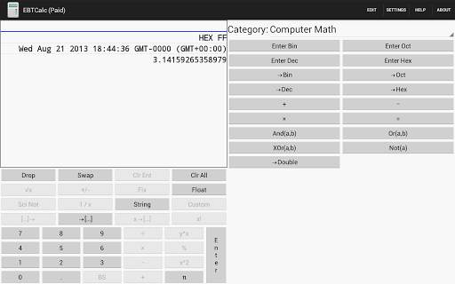 Programmable RPN Calc (Free) скриншот 8