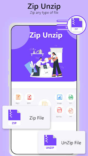 Zip File Reader RAR Extractor screenshot 1