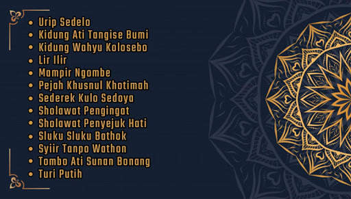 Sholawat JAWA Tembang asli OFFLINE screenshot 1