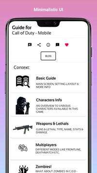 Unofficial Guide, GFX and APK for Call of Duty screenshot 1