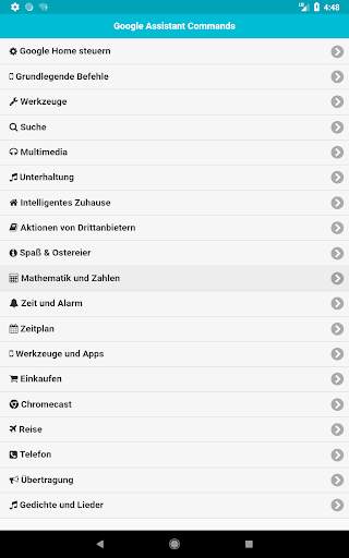 Befehle für Google Assistant screenshot 7