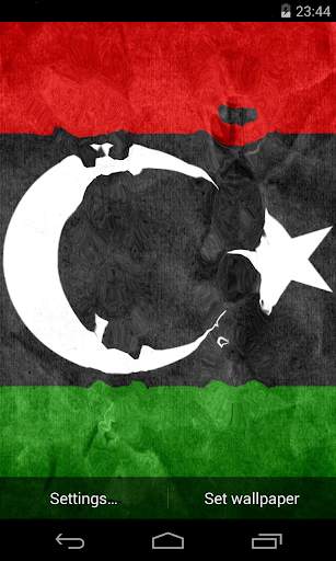 Flag of Libya Live Wallpaper screenshot 2