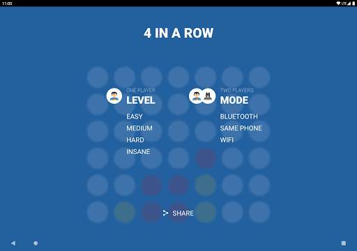 4 in a row Multiplayer - Connect four discs ! FREE screenshot 4